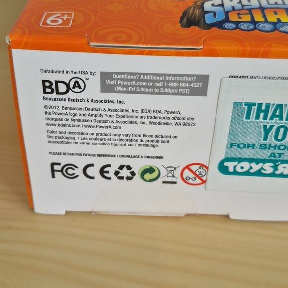 Power A Skylanders Giants Mini Pro Ex Orange Wired Controller Xbox360 RARE - Picture 5 of 8